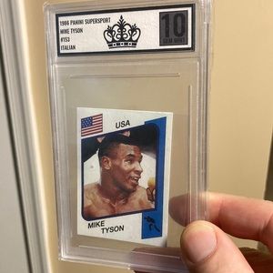 Mike Tyson USA card perfect condition